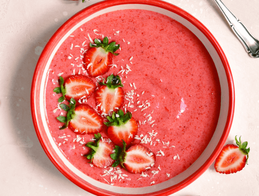 glace minute banane fraise sans sorbetière