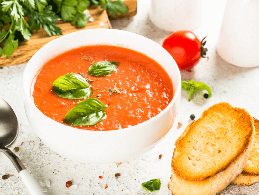 gaspacho tomate et poivron