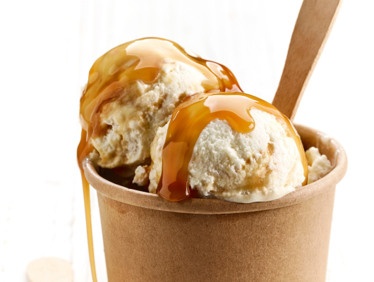 glace express vanille caramel pot