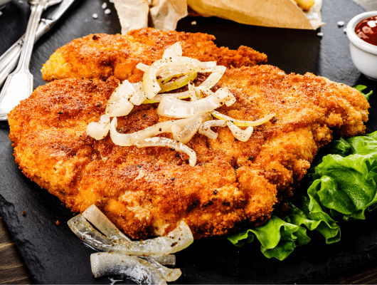 schnitzel d'aubergines
